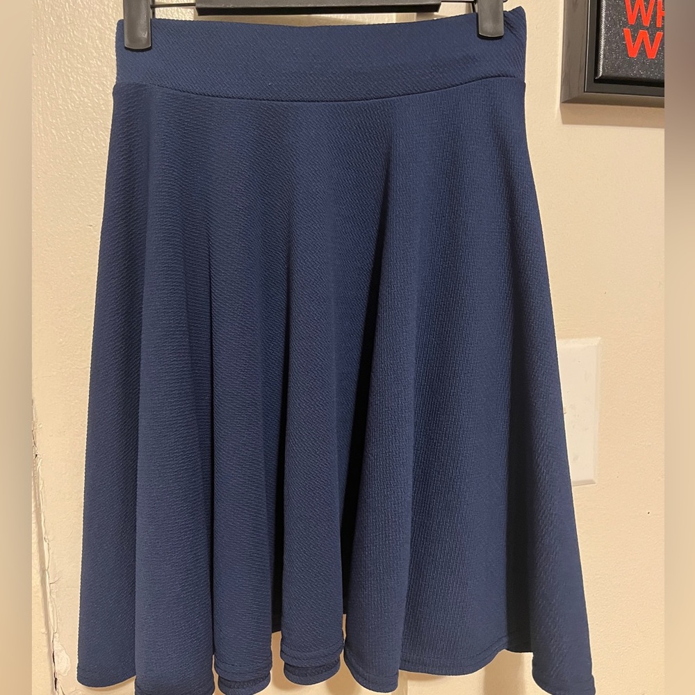 blue skirt. size S